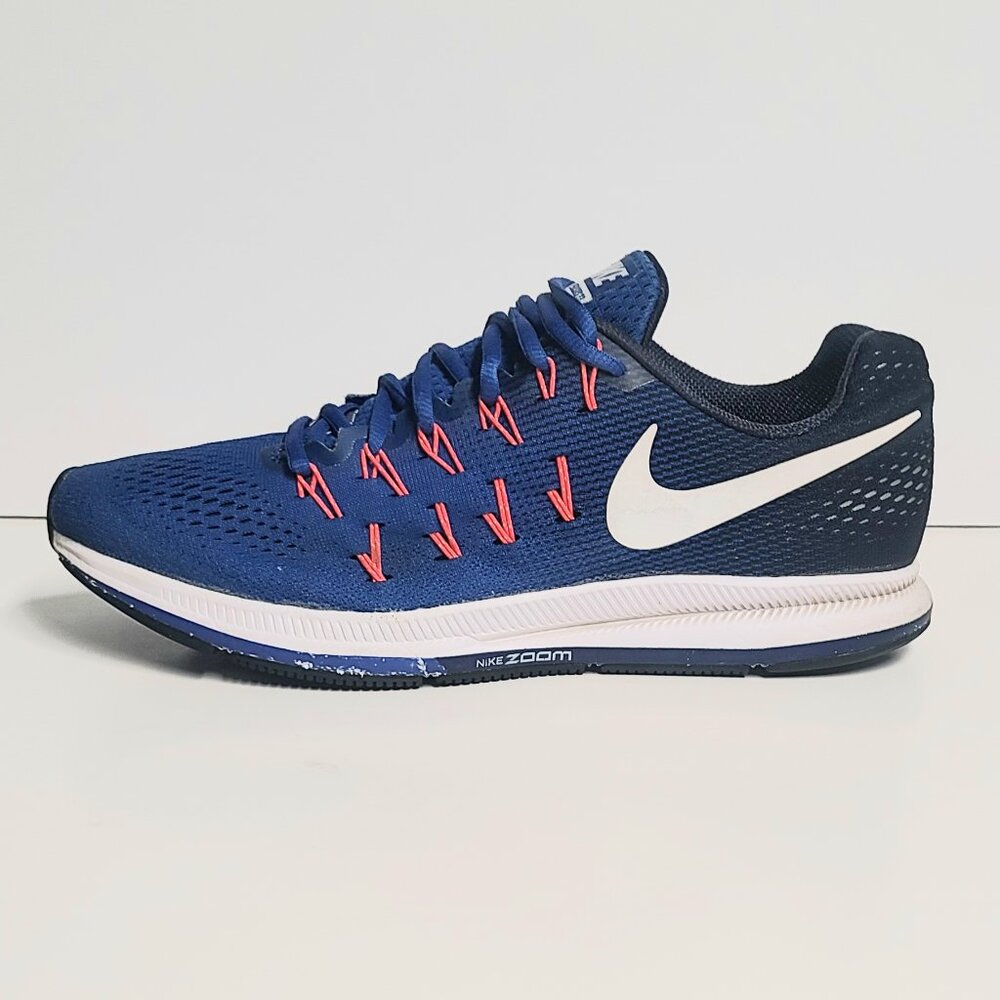 Nike Air Zoom Pegasus 33 Racer 831352-401 Men's Shoes Blue US 10